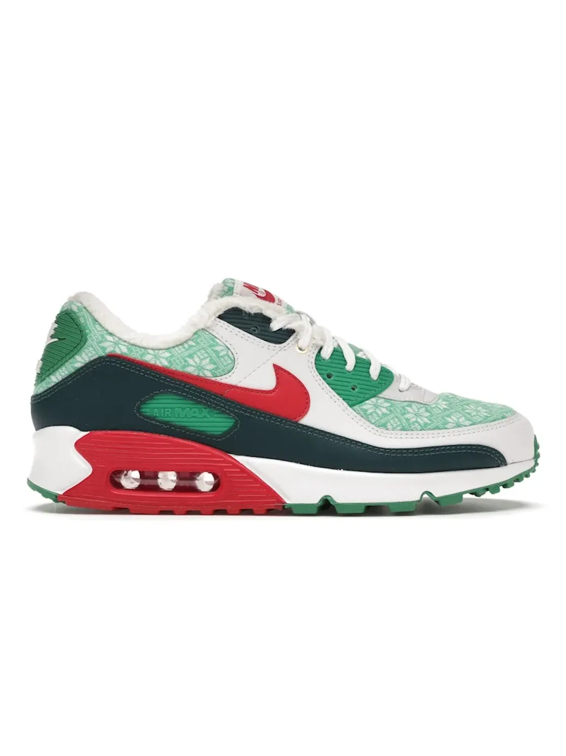 Мужские кроссовки Lifestyle с принтом Nike Air Max 90 Christmas Sweater 2020 Nike — изображение 1 из 4
