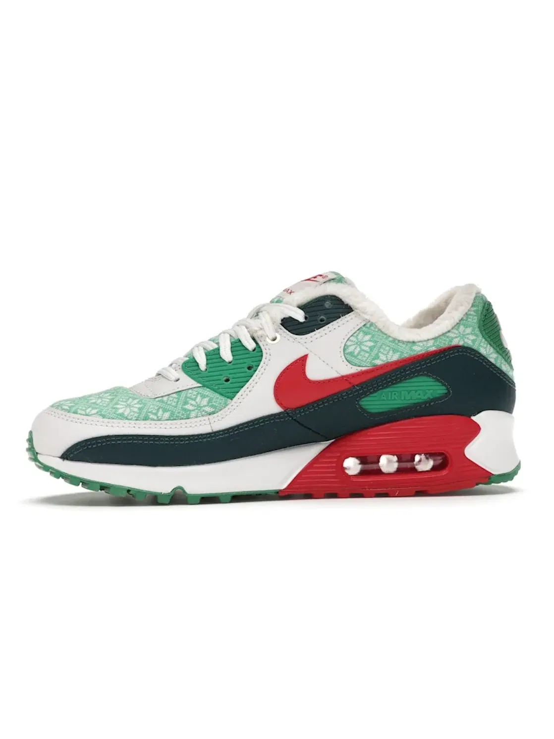 Мужские кроссовки Lifestyle с принтом Nike Air Max 90 Christmas Sweater 2020 Nike — изображение 3 из 4