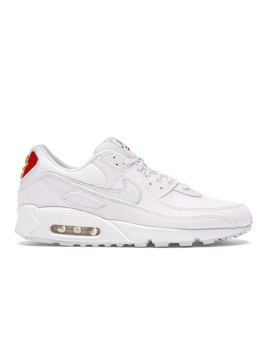 Мужские кроссовки Lifestyle с принтом Nike Air Max 90 — изображение 1 из 4, белый/синий