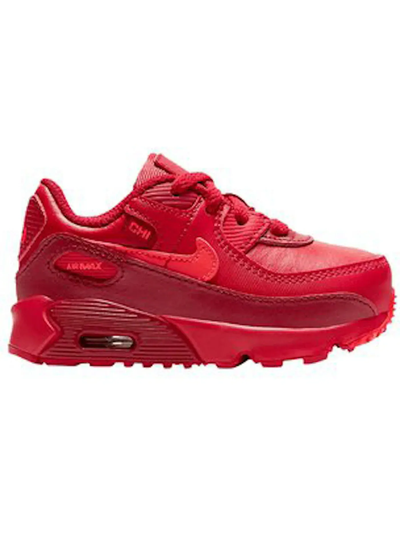 Детские кроссовки с повседневным стилем Nike Air Max 90 Nike — изображение 1 из 1, темный красный/красный