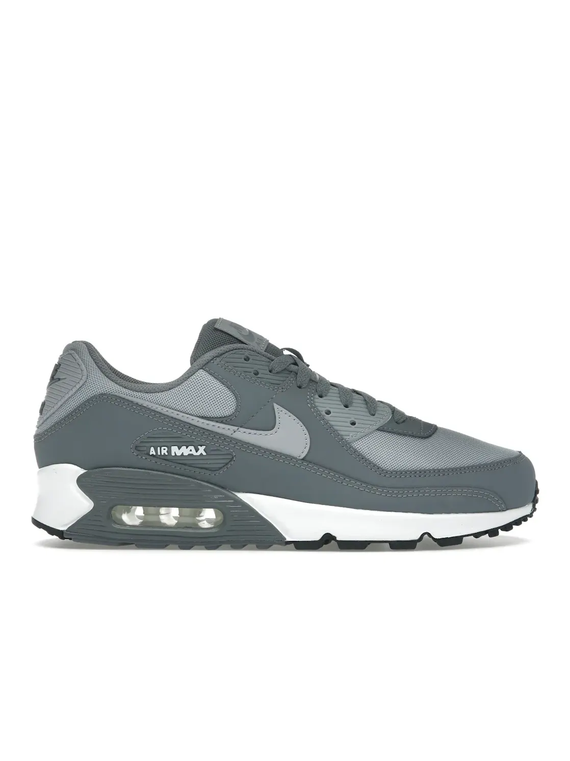 Мужские кроссовки Lifestyle Nike Air Max 90 — изображение 1 из 4, серый/белый/черный/серый