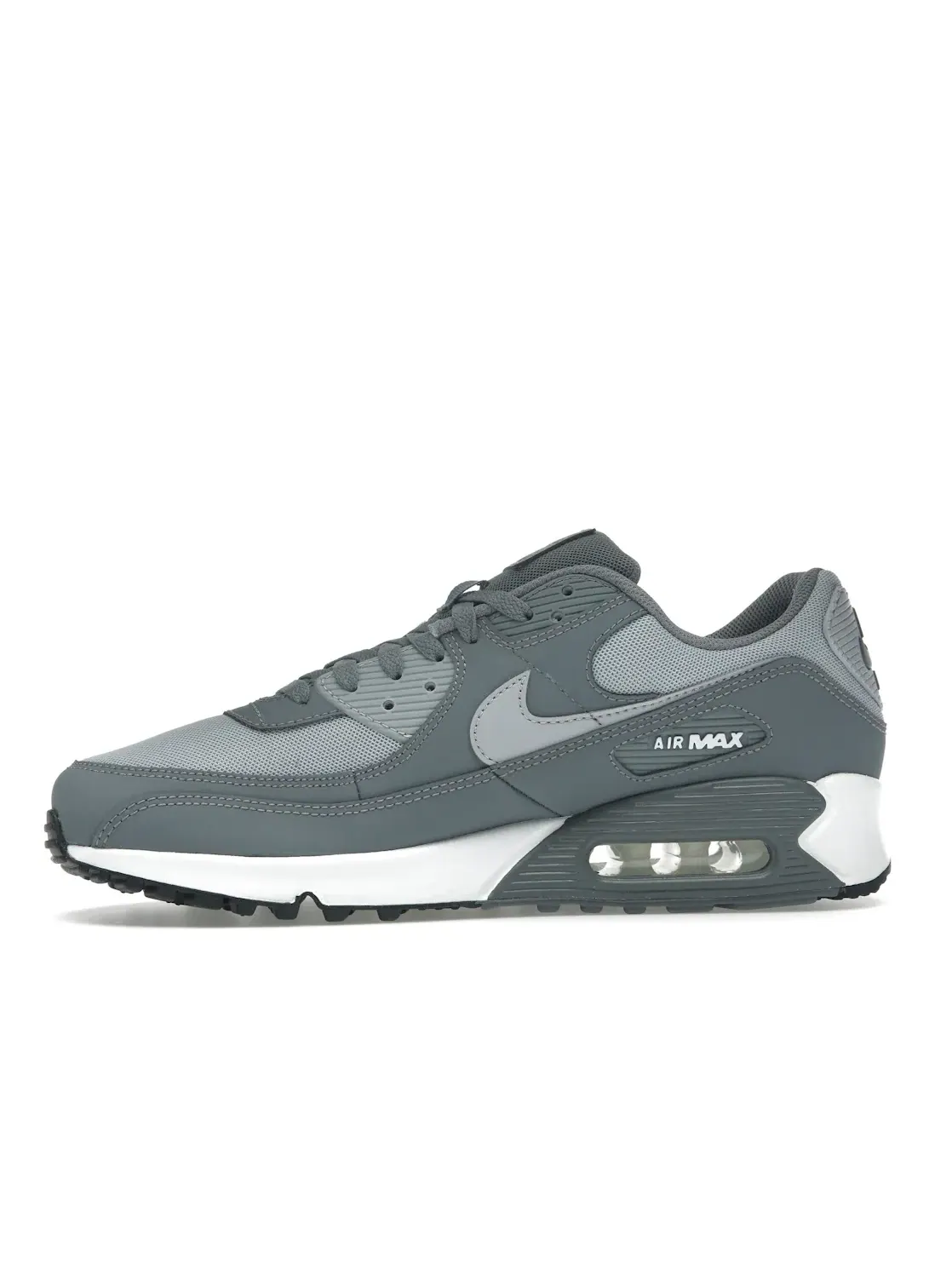 Мужские кроссовки Lifestyle Nike Air Max 90 — изображение 3 из 4, серый/белый/черный/серый