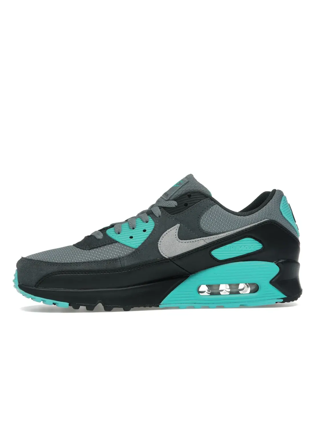 Мужские кроссовки Lifestyle с длинным рукавом Nike Air Max 90 — изображение 3 из 4, серый//черный/серый