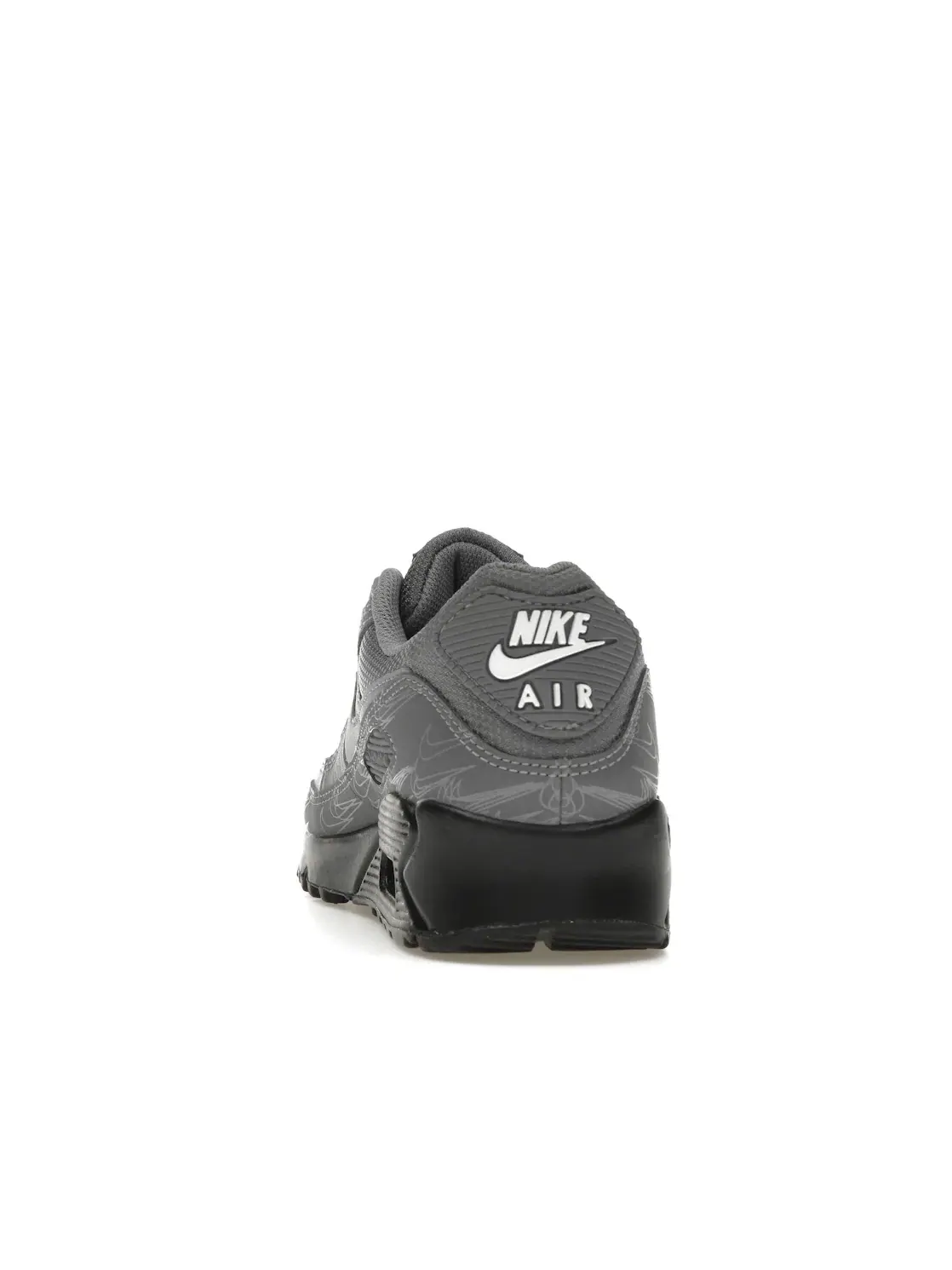 Мужские кроссовки Lifestyle Nike Air Max 90 — изображение 4 из 4, серый/черный/белый/серый