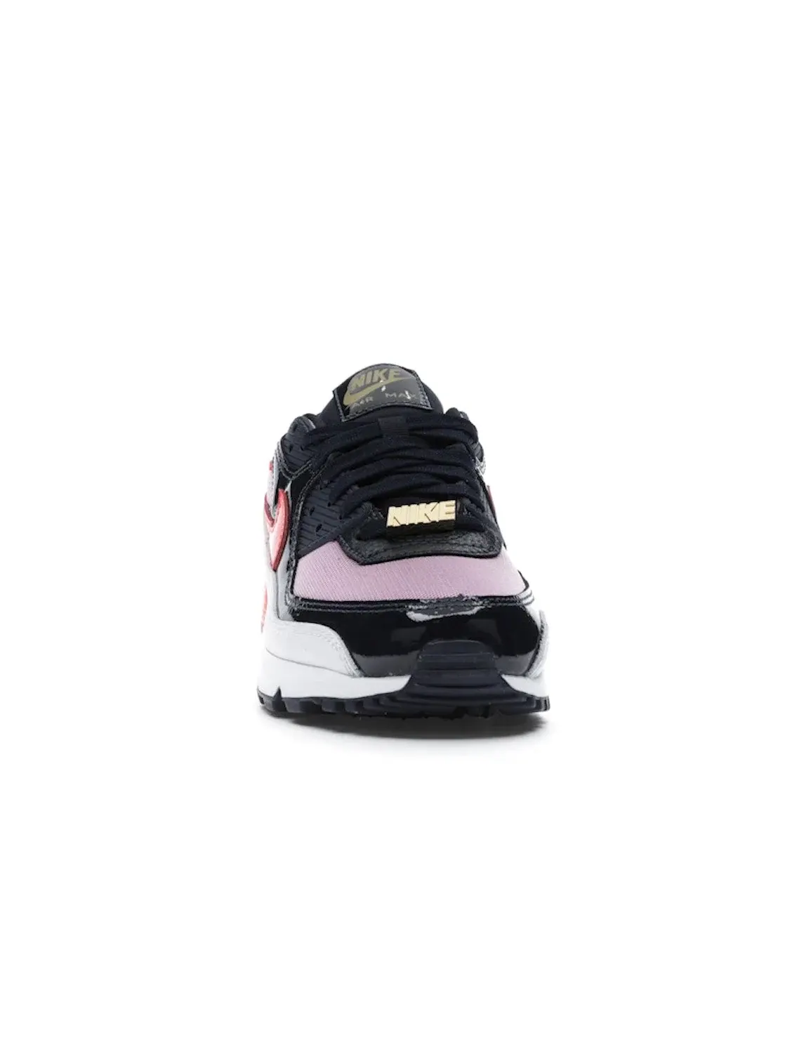 Женские кроссовки Lifestyle с цепочкой Cuban Link Nike Air Max 90 — изображение 2 из 4, белый/-розовый-яркий
