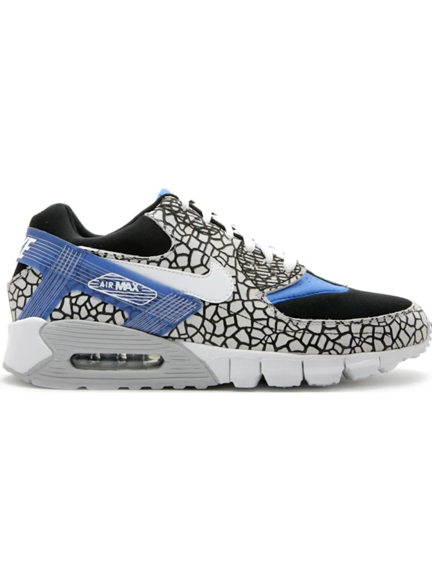 Мужские кроссовки Lifestyle Nike Air Max 90 Current — изображение 1 из 1, черный/белый-серый-синий
