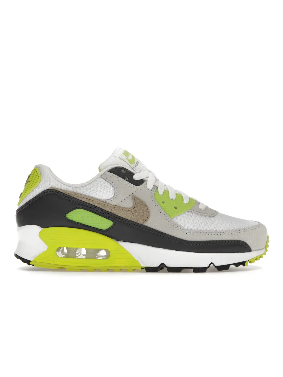 Мужские кроссовки Lifestyle Nike Air Max 90 — изображение 1 из 4, белый//темный серый/хаки