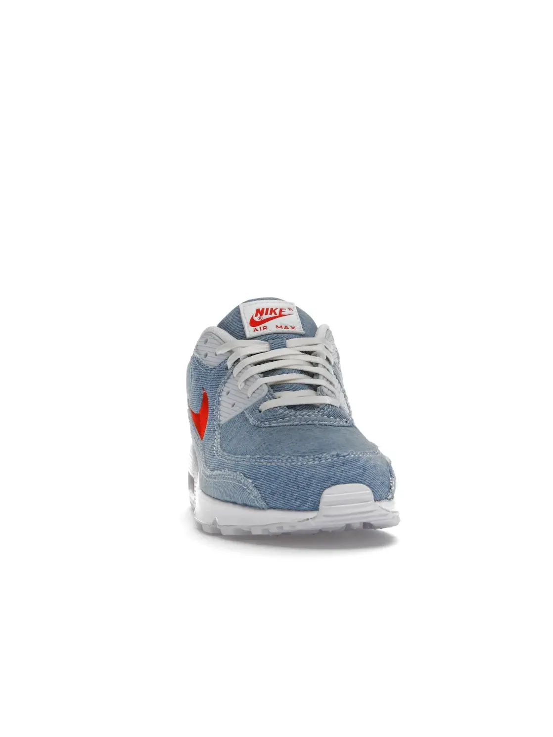 Мужские кроссовки lifestyle с джинсовым верхом Nike Air Max 90 — изображение 2 из 4, синий/джинсовый синий