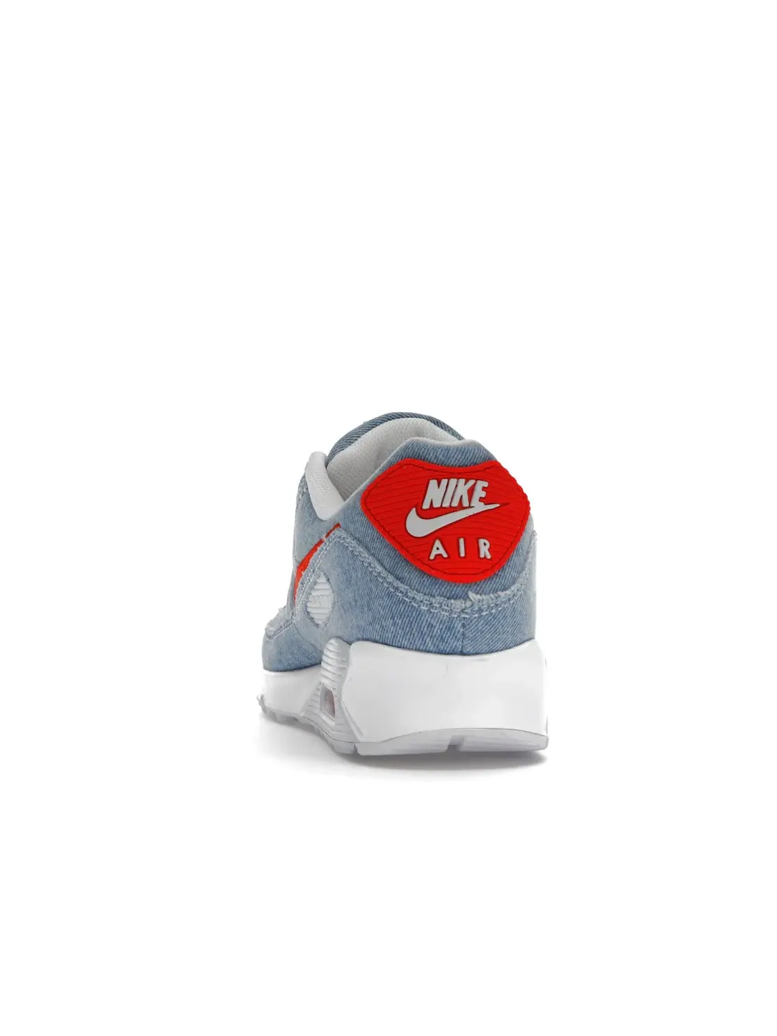 Мужские кроссовки lifestyle с джинсовым верхом Nike Air Max 90 — изображение 4 из 4, синий/джинсовый синий