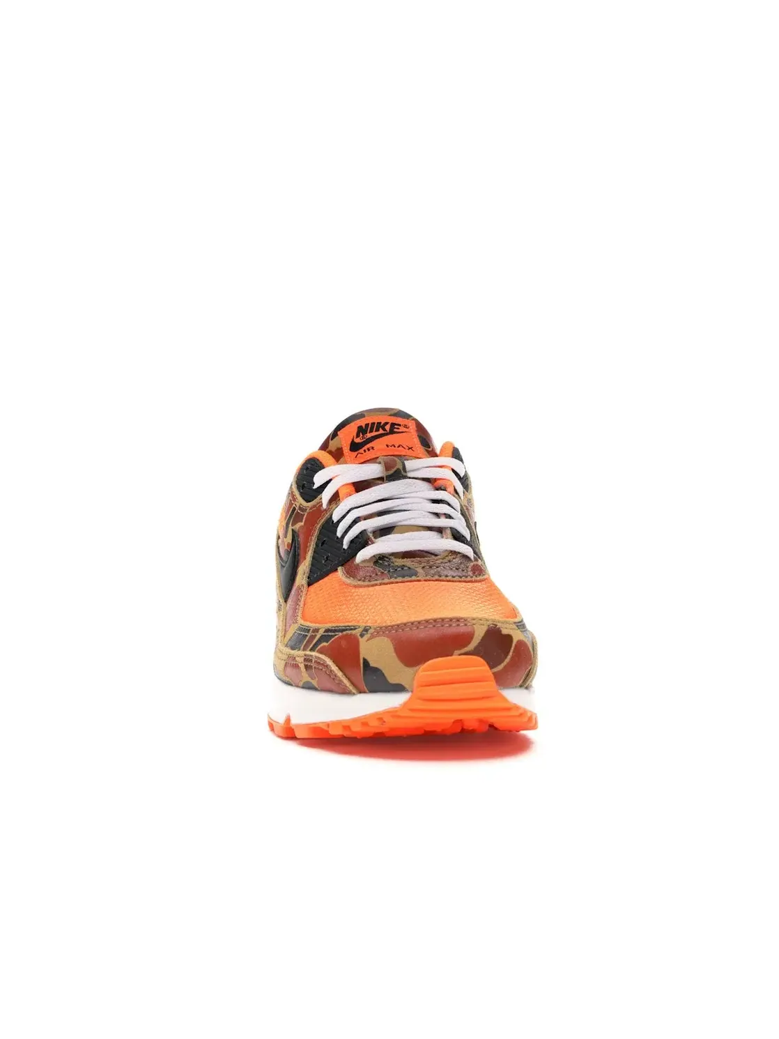 Мужские кроссовки Lifestyle с камуфляжным принтом Nike Air Max 90 — изображение 2 из 4, оранжевый/черный
