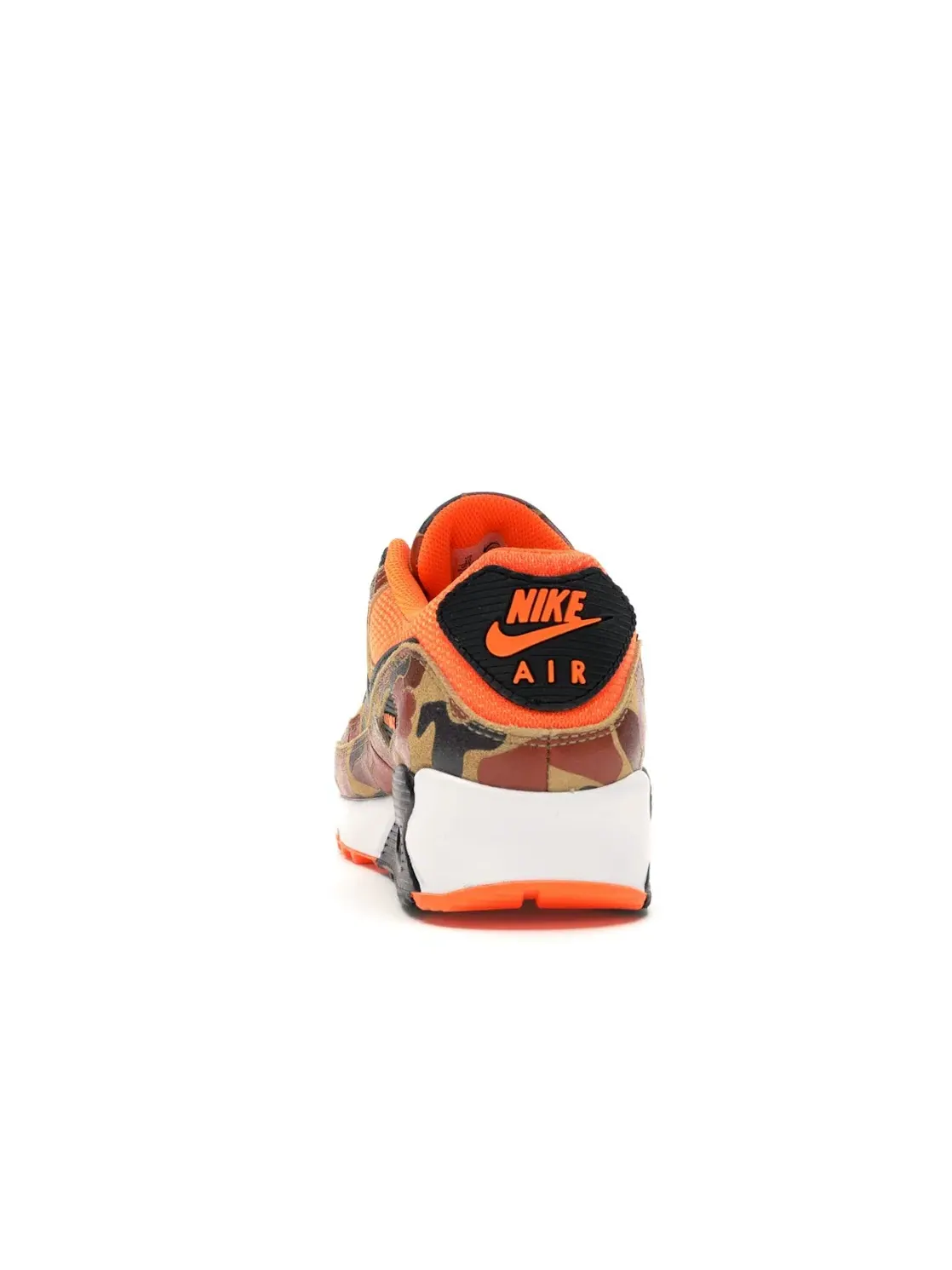 Мужские кроссовки Lifestyle с камуфляжным принтом Nike Air Max 90 — изображение 4 из 4, оранжевый/черный