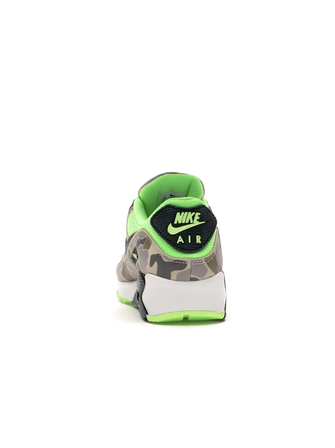 Мужские кроссовки с принтом камуфляж Nike Air Max 90 — изображение 4 из 4, зеленый/черный
