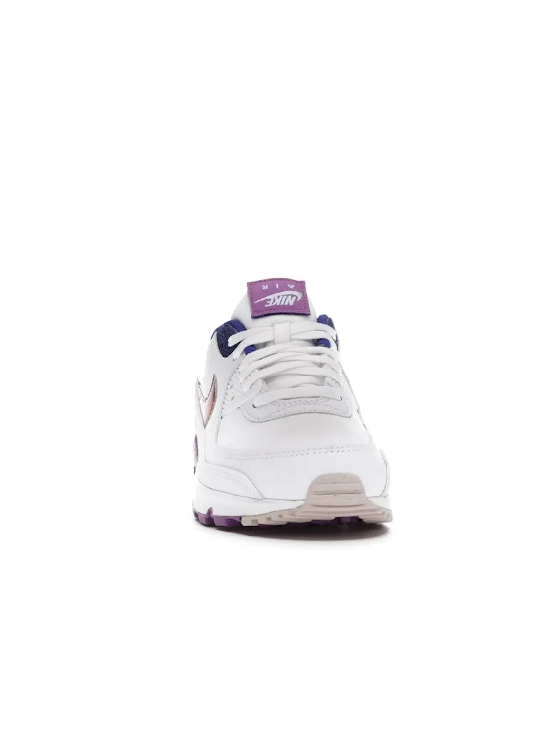 Женские кроссовки Lifestyle Nike Air Max 90 — изображение 2 из 4, белый/мульти--фиолетовый