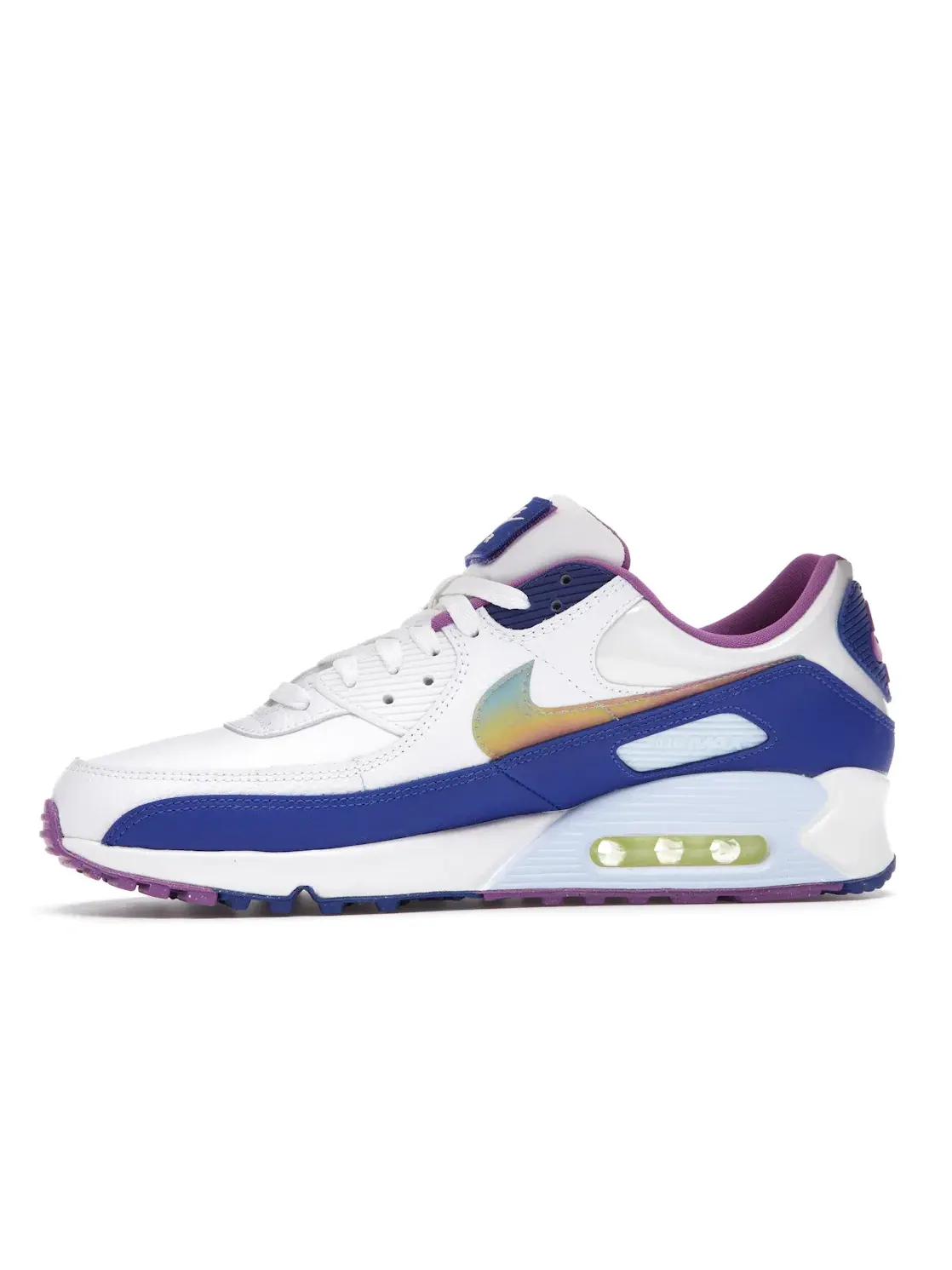 Мужские кроссовки Lifestyle Nike Air Max 90 — изображение 3 из 4, белый/-синий-мульти