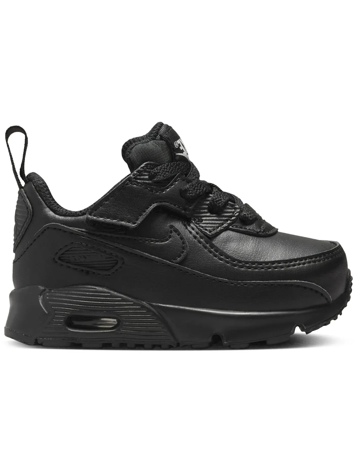 Детские кроссовки с повседневным стилем Nike Air Max 90 EasyOn — изображение 1 из 1, черный/черный/черный