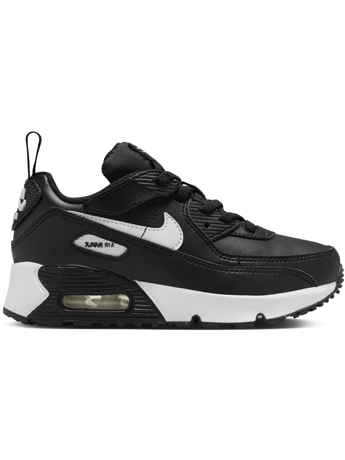 Детские кроссовки Lifestyle с технологией EasyOn Nike Air Max 90 EasyOn Nike — изображение 1 из 1, черный/черный/белый