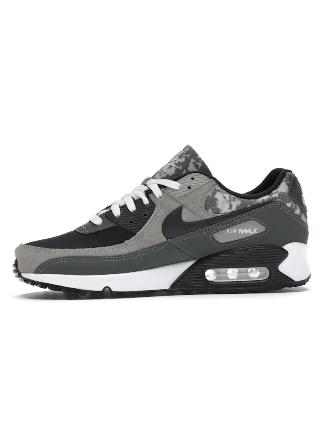 Мужские кроссовки с водонепроницаемым верхом Nike Air Max 90 — изображение 3 из 4, серый-белый-черный