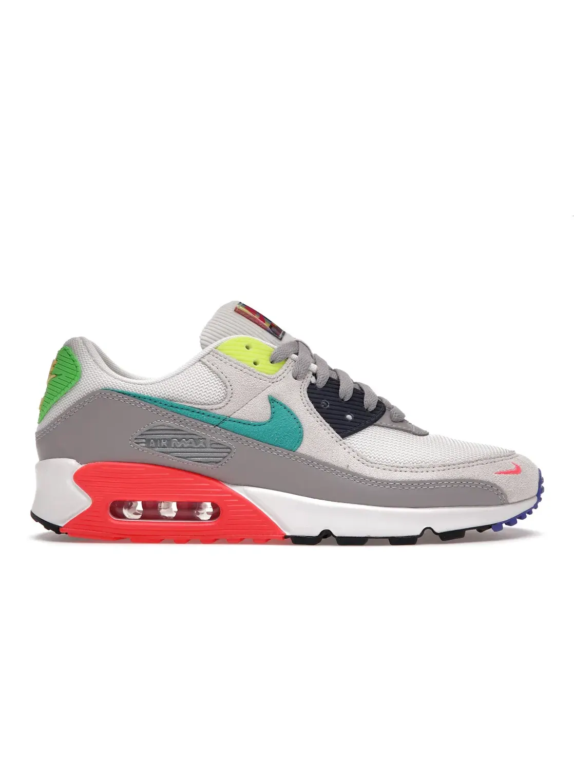 Мужские кроссовки с контрастными вставками Nike Air Max 90 Evolution of Icons Nike — изображение 1 из 4, серый/-белый-черный