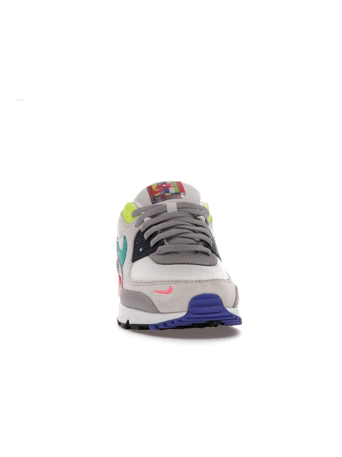 Мужские кроссовки с контрастными вставками Nike Air Max 90 Evolution of Icons Nike — изображение 2 из 4, серый/-белый-черный