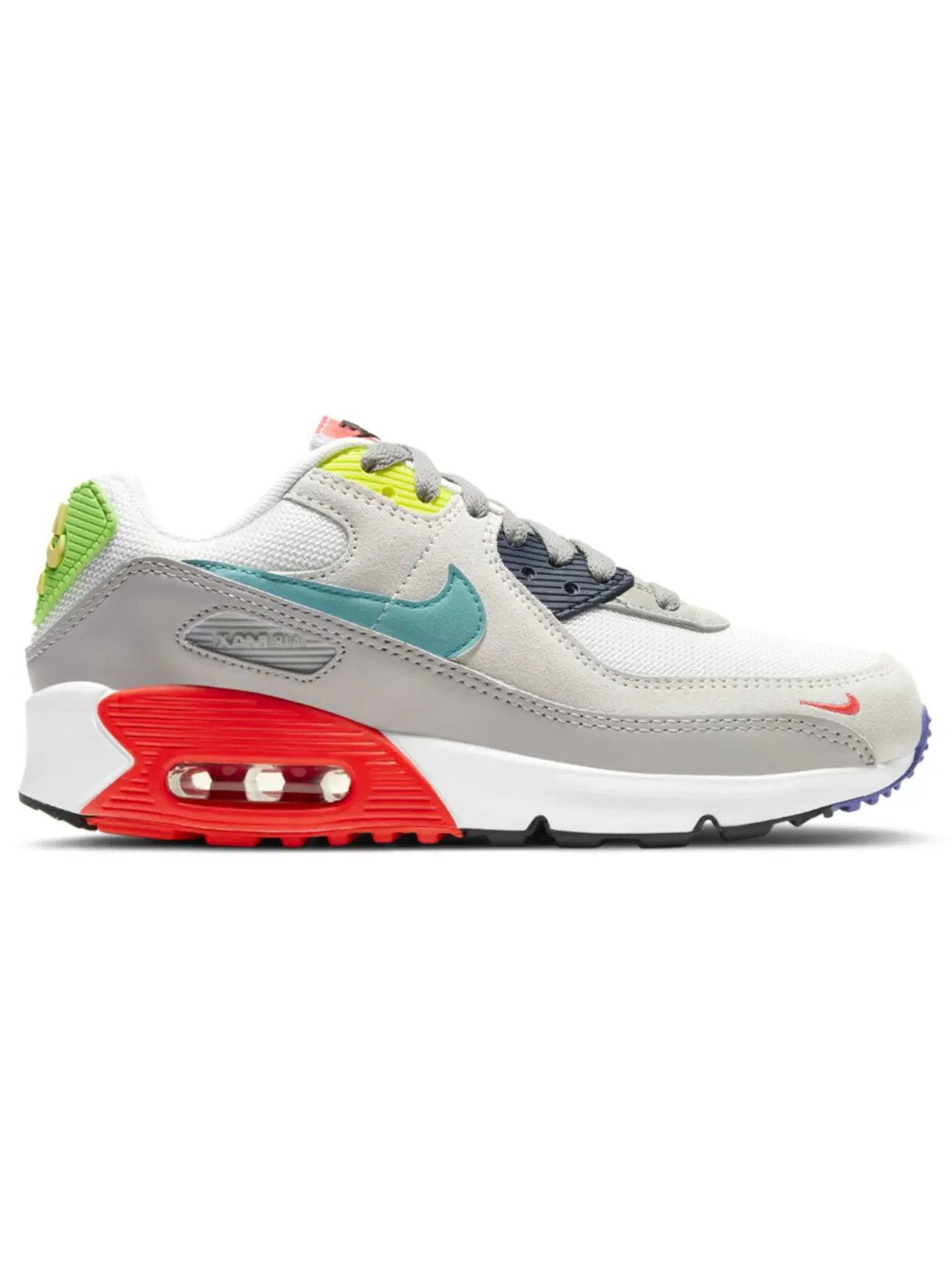 Детские кроссовки Lifestyle Nike Air Max 90 — изображение 1 из 1, серый/белый/черный