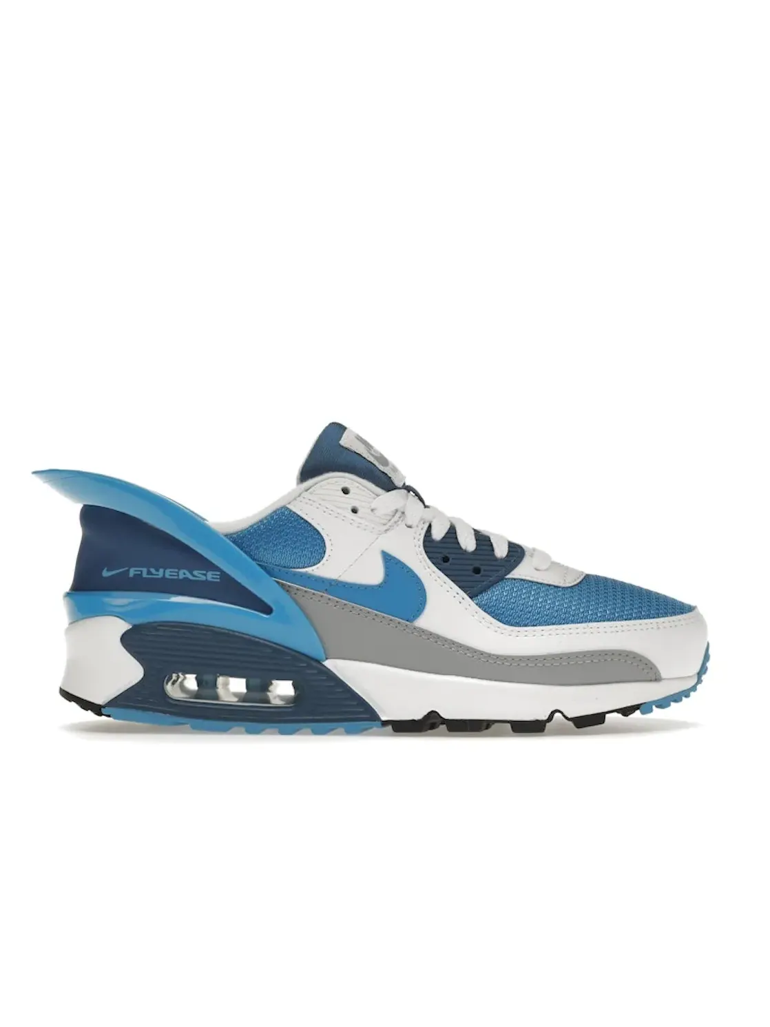 Мужские кроссовки для повседневной носки Nike Air Max 90 Nike — изображение 1 из 4, белый/белый-синий-синий