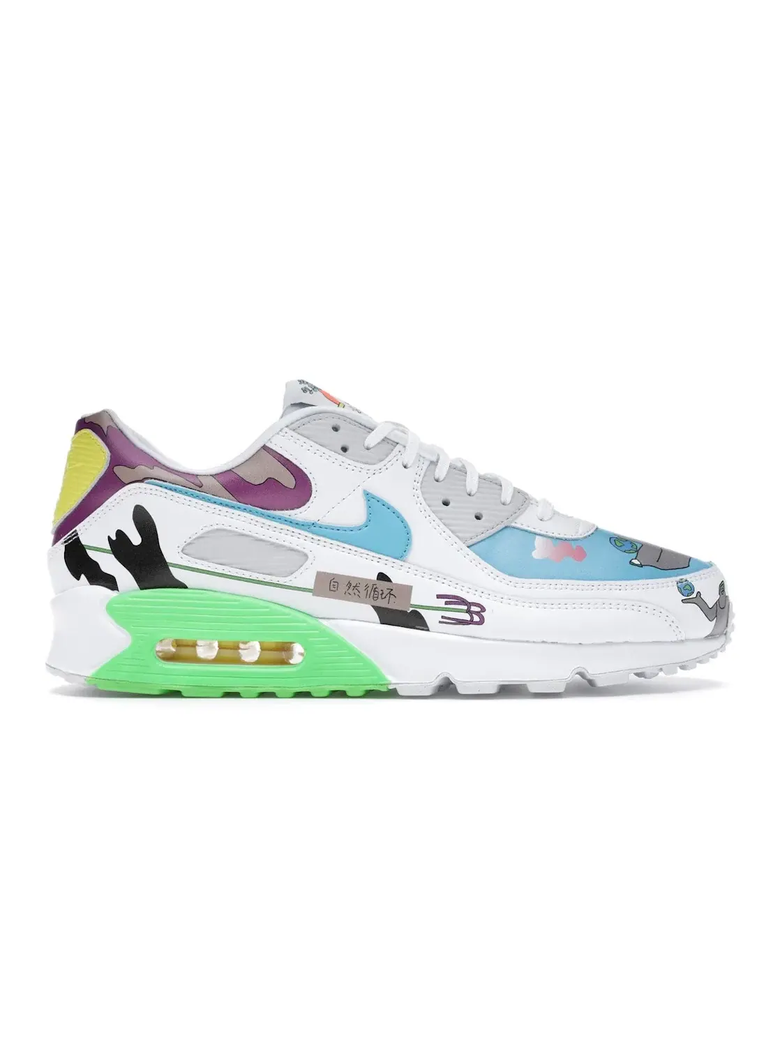 Мужские кроссовки Lifestyle Nike Air Max 90 Flyleather — изображение 1 из 4, мульти-/мульти