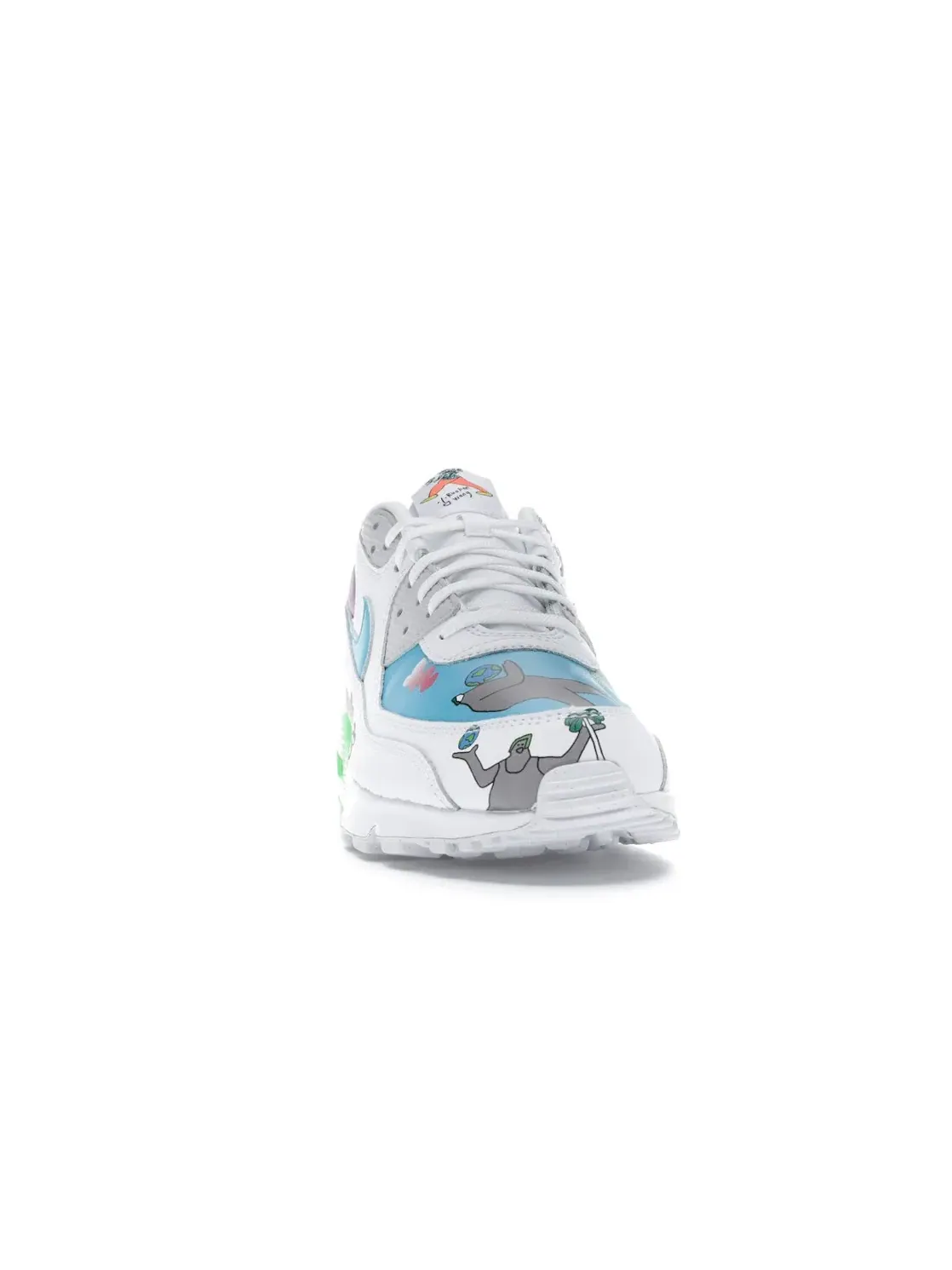 Мужские кроссовки Lifestyle Nike Air Max 90 Flyleather — изображение 2 из 4, мульти-/мульти