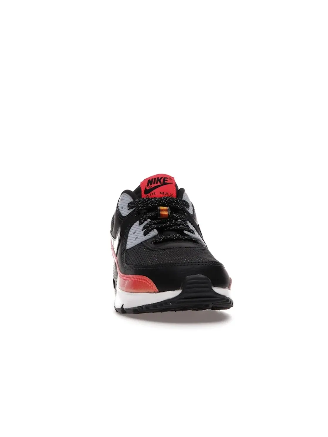 Детские кроссовки Lifestyle Nike Air Max 90 — изображение 2 из 4, черный синий белый