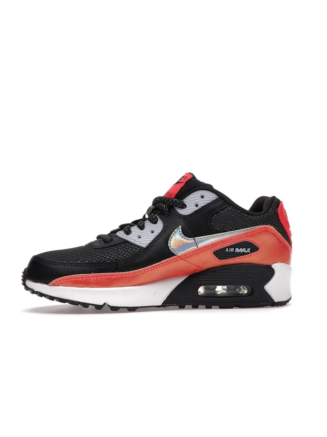 Детские кроссовки Lifestyle Nike Air Max 90 — изображение 3 из 4, черный синий белый