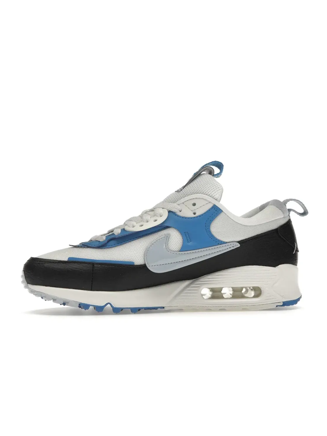Женские кроссовки Lifestyle с амортизацией Nike Air Max 90 Futura — изображение 3 из 4, белый/-светлый синий