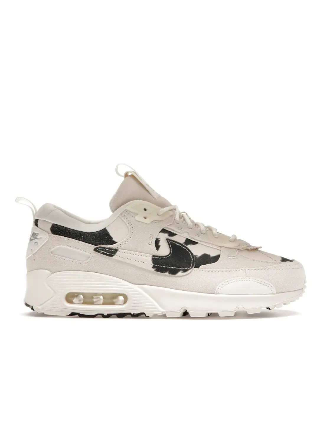 Женские кроссовки Lifestyle Cow Print Nike Air Max 90 Futura — изображение 1 из 4, бежевый/бежевый-черный