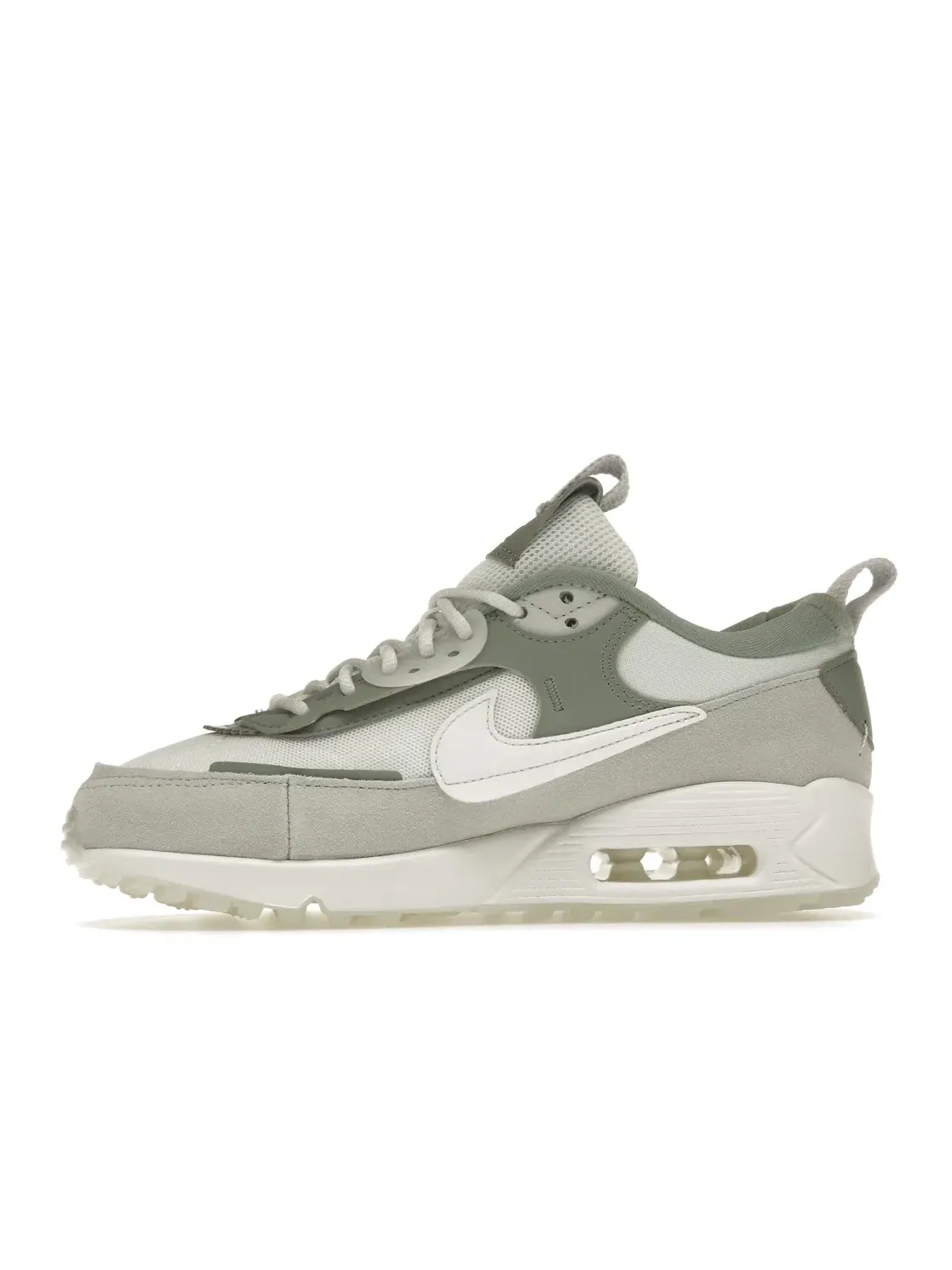 Женские кроссовки с деконструированным дизайном Nike Air Max 90 Futura — изображение 3 из 4, зеленый/-белый
