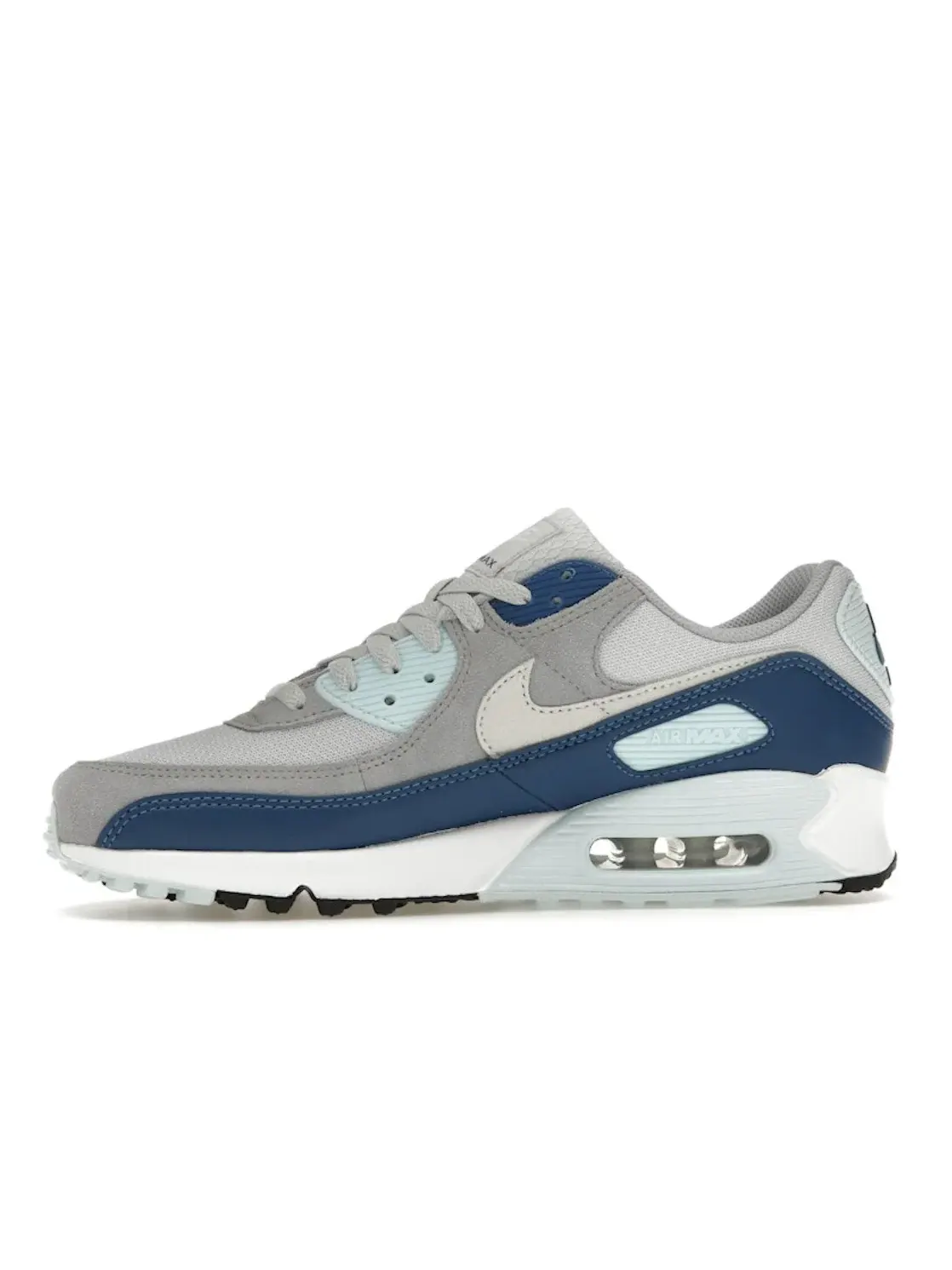 Мужские кроссовки Lifestyle Nike Air Max 90 — изображение 3 из 4, платиновый/белый/синий