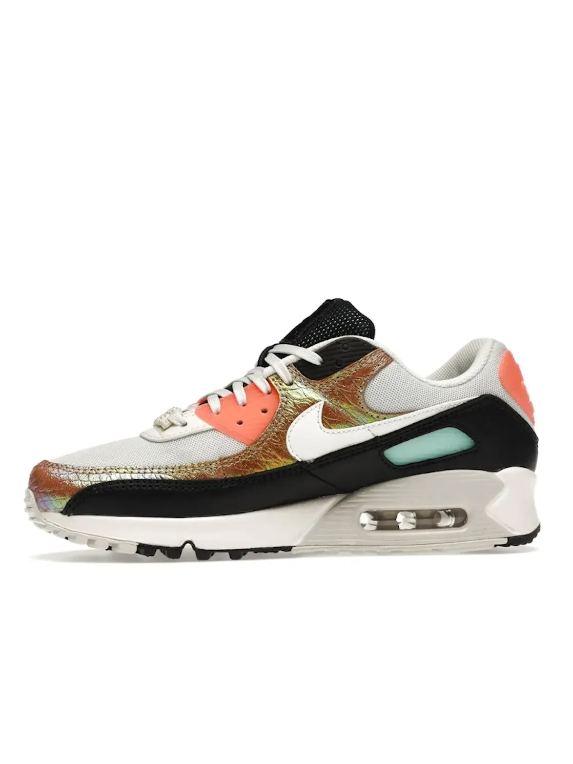 Женские кроссовки Lifestyle Nike Air Max 90 — изображение 3 из 4, черный/белый