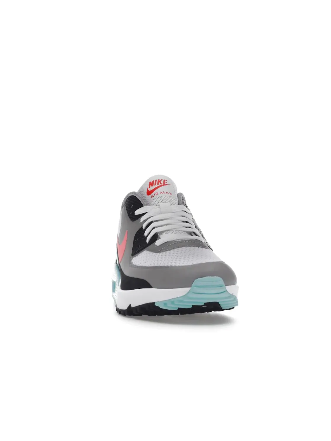 Мужские кроссовки для гольфа с контрастным дизайном Nike Air Max 90 Golf — изображение 2 из 4, белый/черный/зеленый