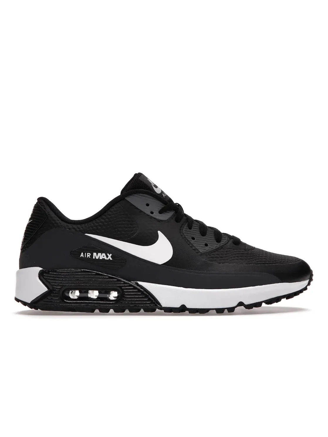 Мужские кроссовки для гольфа с водонепроницаемым верхом Nike Air Max 90 Golf — изображение 1 из 4, черный//серый/белый