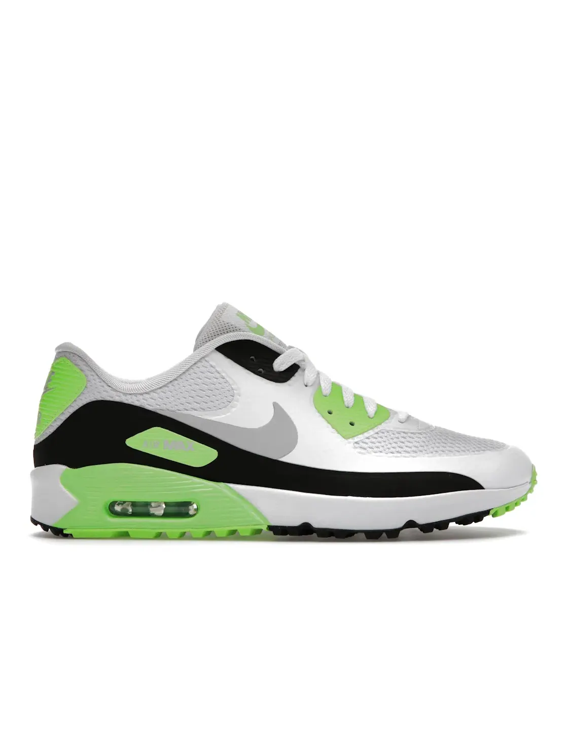 Мужские гольф-туфли с принтом Nike Air Max 90 Golf — изображение 1 из 4, белый/черный//серый