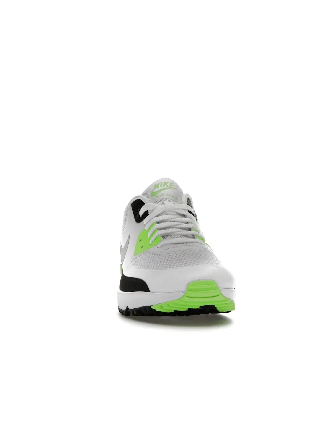 Мужские гольф-туфли с принтом Nike Air Max 90 Golf — изображение 2 из 4, белый/черный//серый