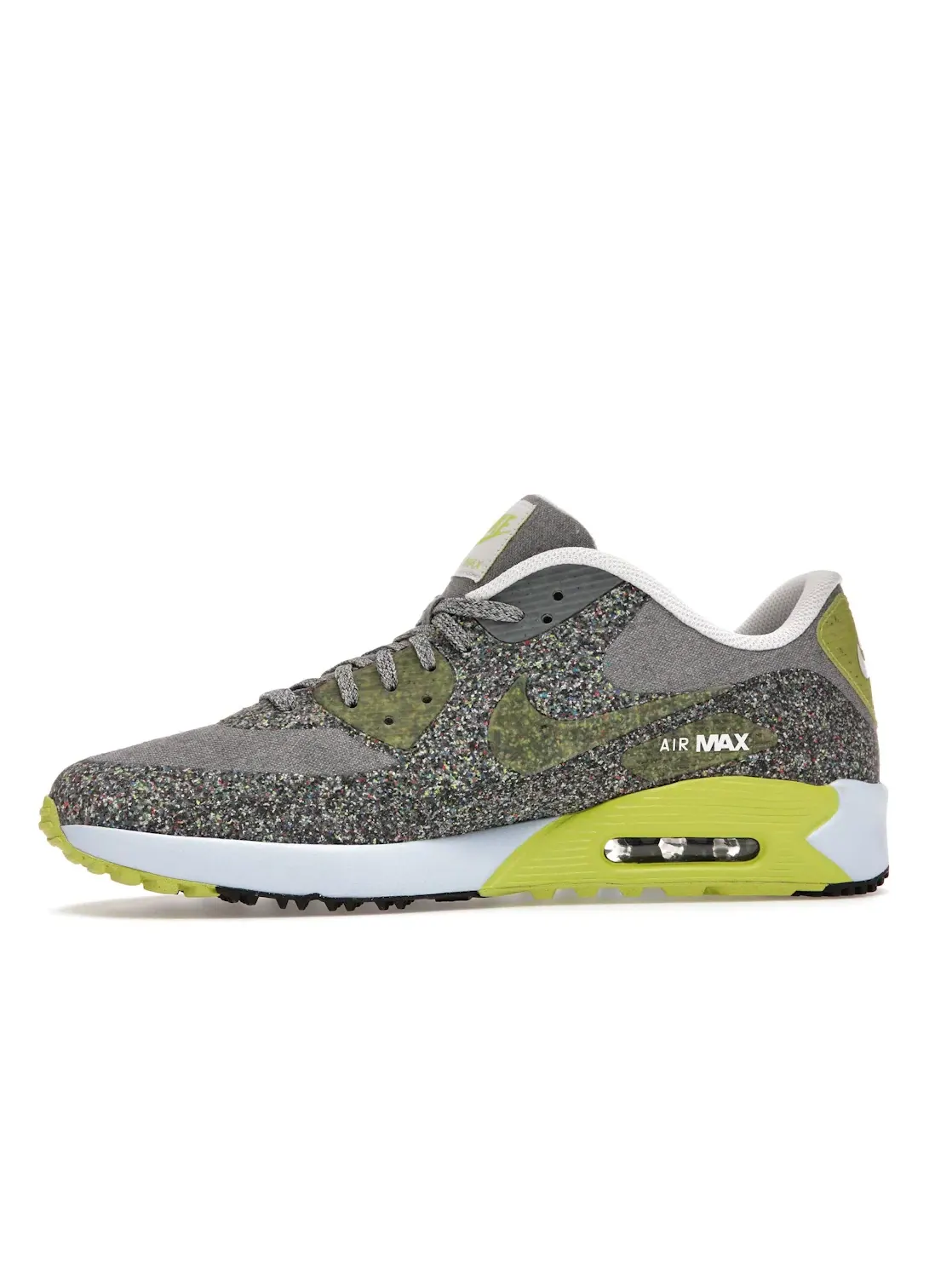 Мужские кроссовки для гольфа с принтом Nike Air Max 90 Golf Master's — изображение 3 из 4, серый/зеленый