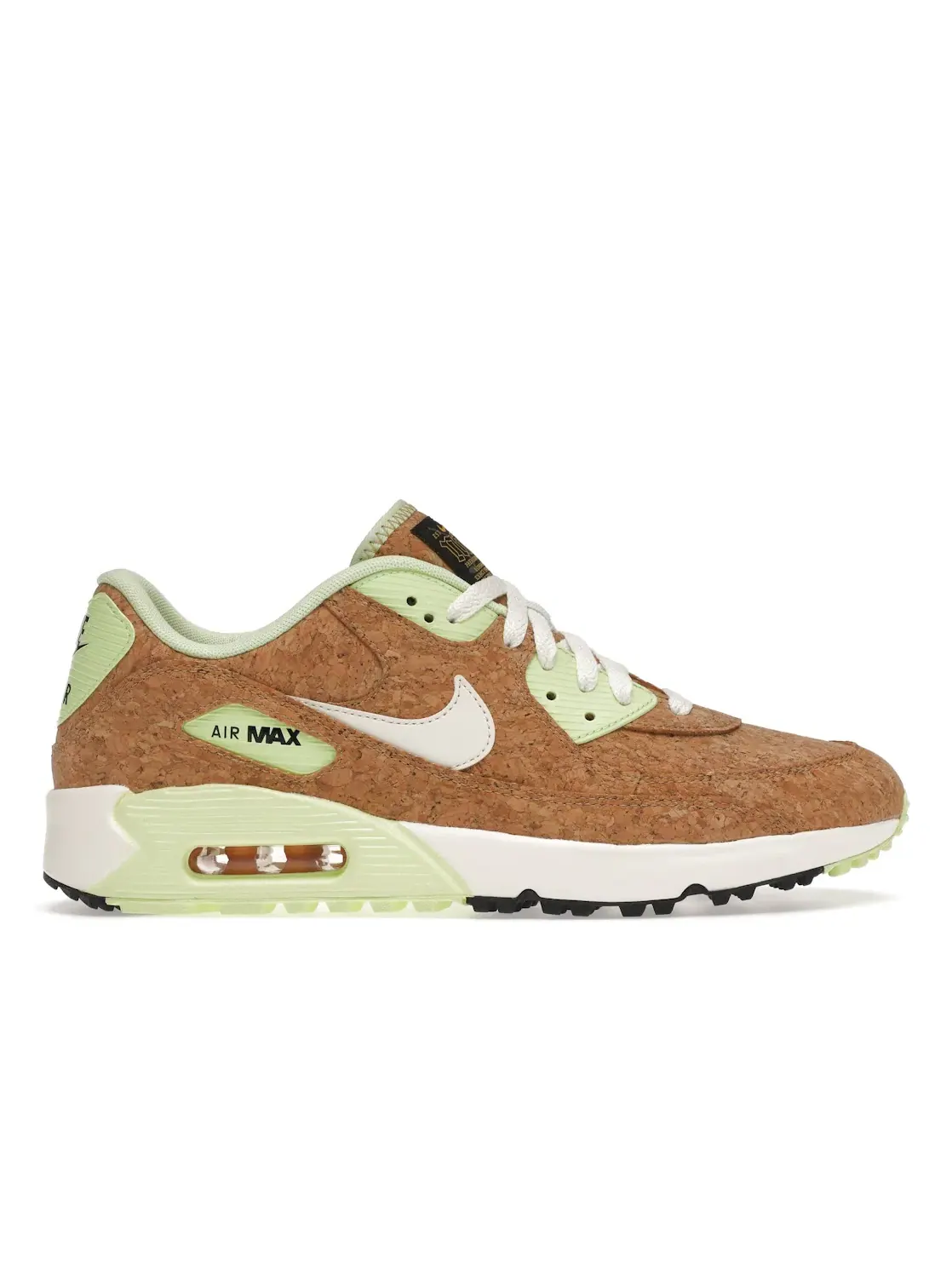 Мужские кроссовки для гольфа с пробковой отделкой Nike Air Max 90 Golf NRG — изображение 1 из 4, черный