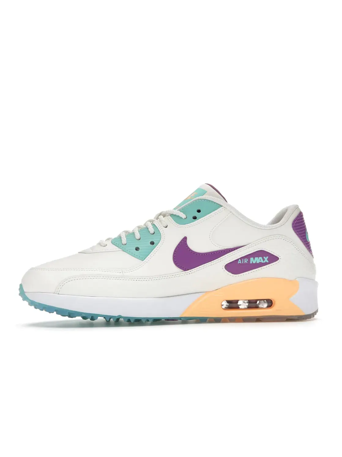 Мужские гольф-туфли с кроссовочным дизайном Nike Air Max 90 Golf NRG — изображение 3 из 4, фиолетовый