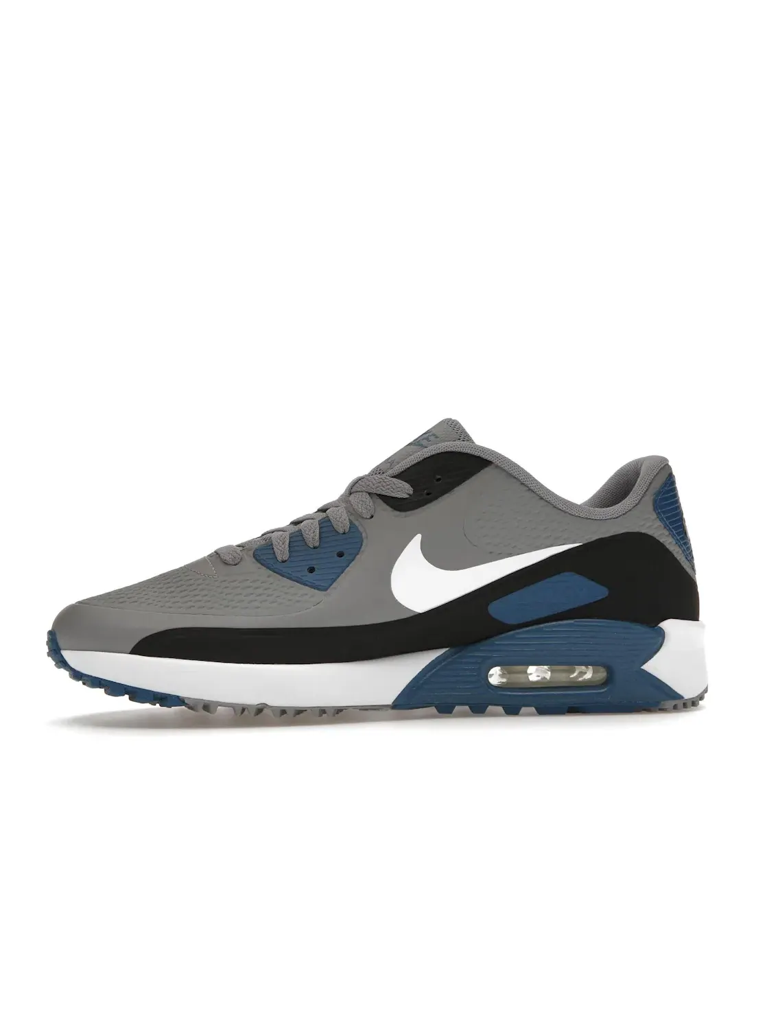Мужские кроссовки для гольфа Nike Air Max 90 Golf — изображение 3 из 4, серый/белый//черный
