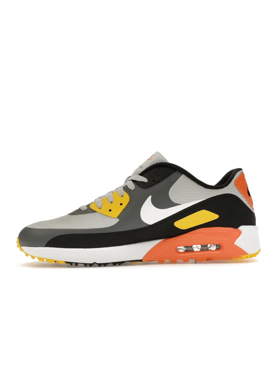 Мужские кроссовки для гольфа Nike Air Max 90 Golf — изображение 3 из 4, серый/черный/серый/белый