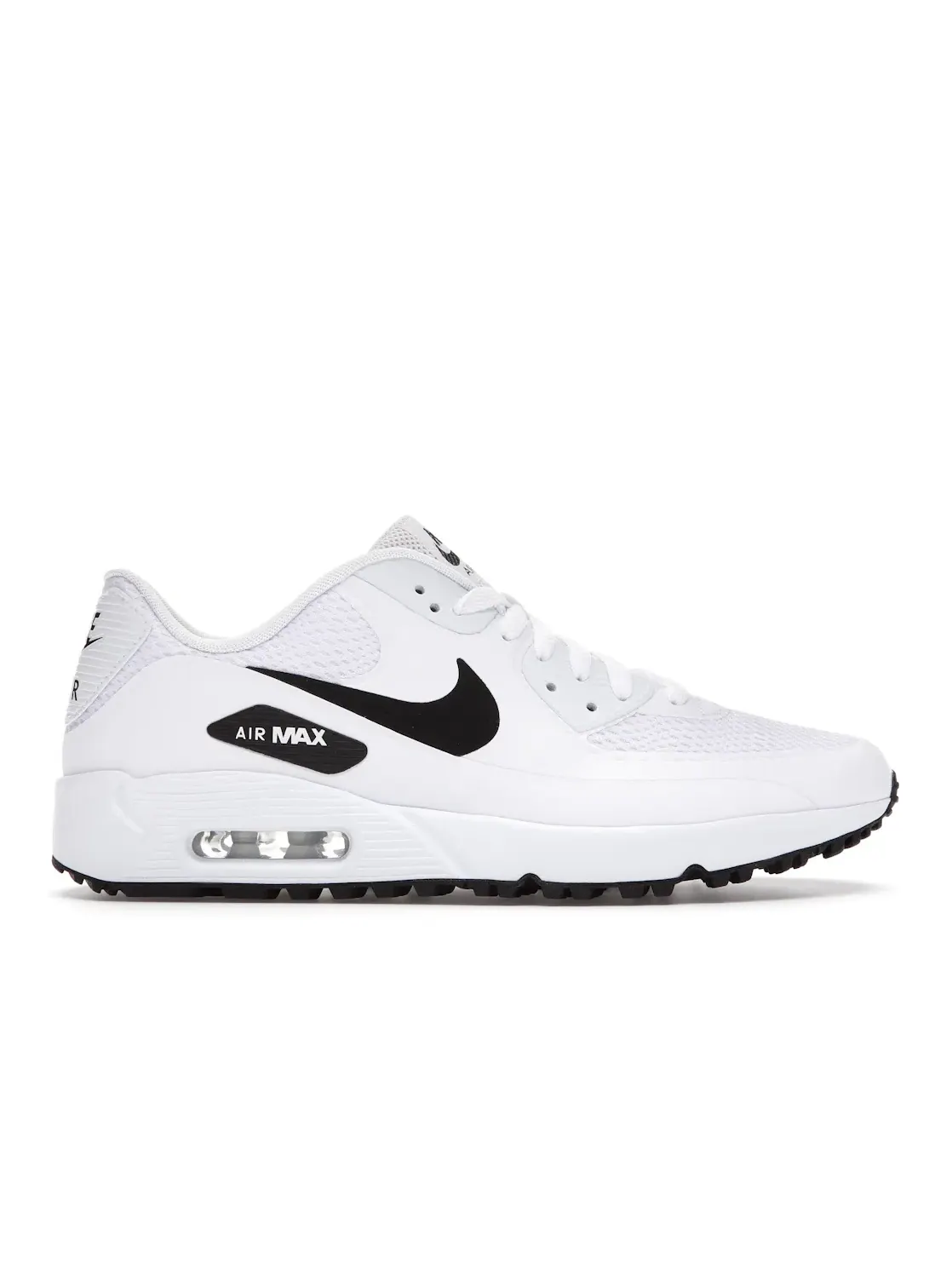 Мужские кроссовки для гольфа с амортизацией Nike Air Max 90 Golf — изображение 1 из 4, белый/черный