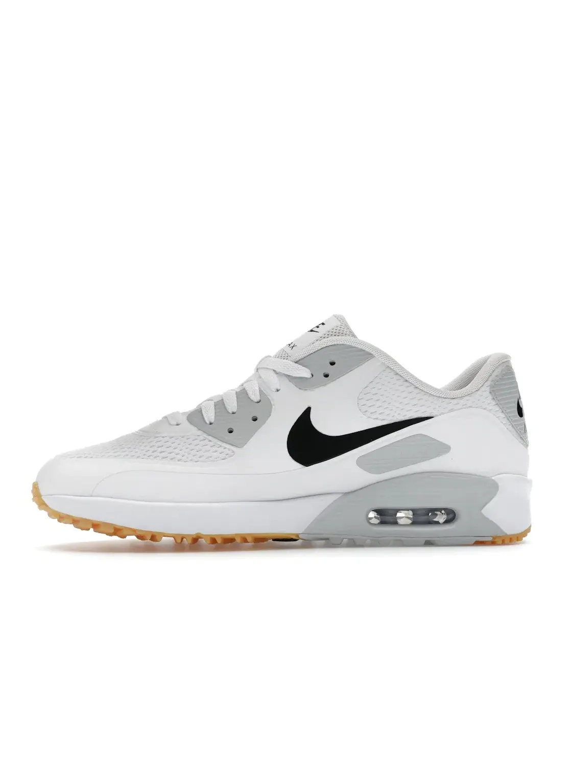 Мужские кроссовки для гольфа Nike Air Max 90 Golf — изображение 3 из 4, белый/черный