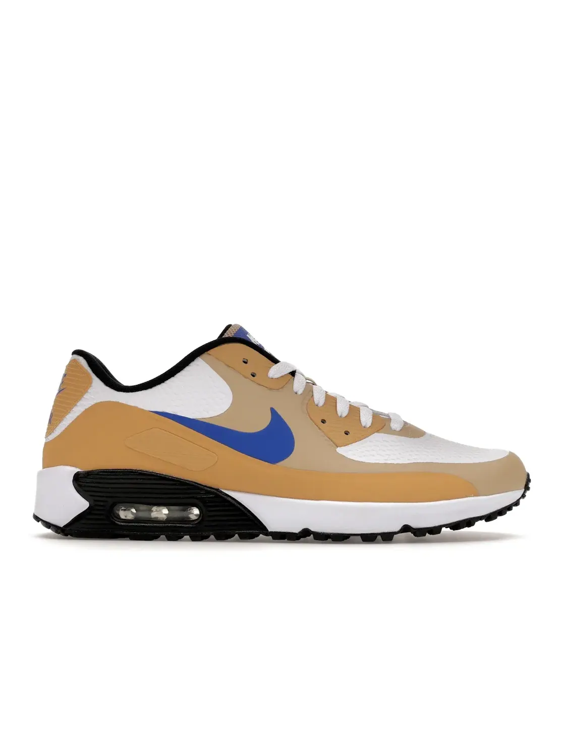 Мужские кроссовки для гольфа с длинным шнурком Nike Air Max 90 Golf — изображение 1 из 4, белый
