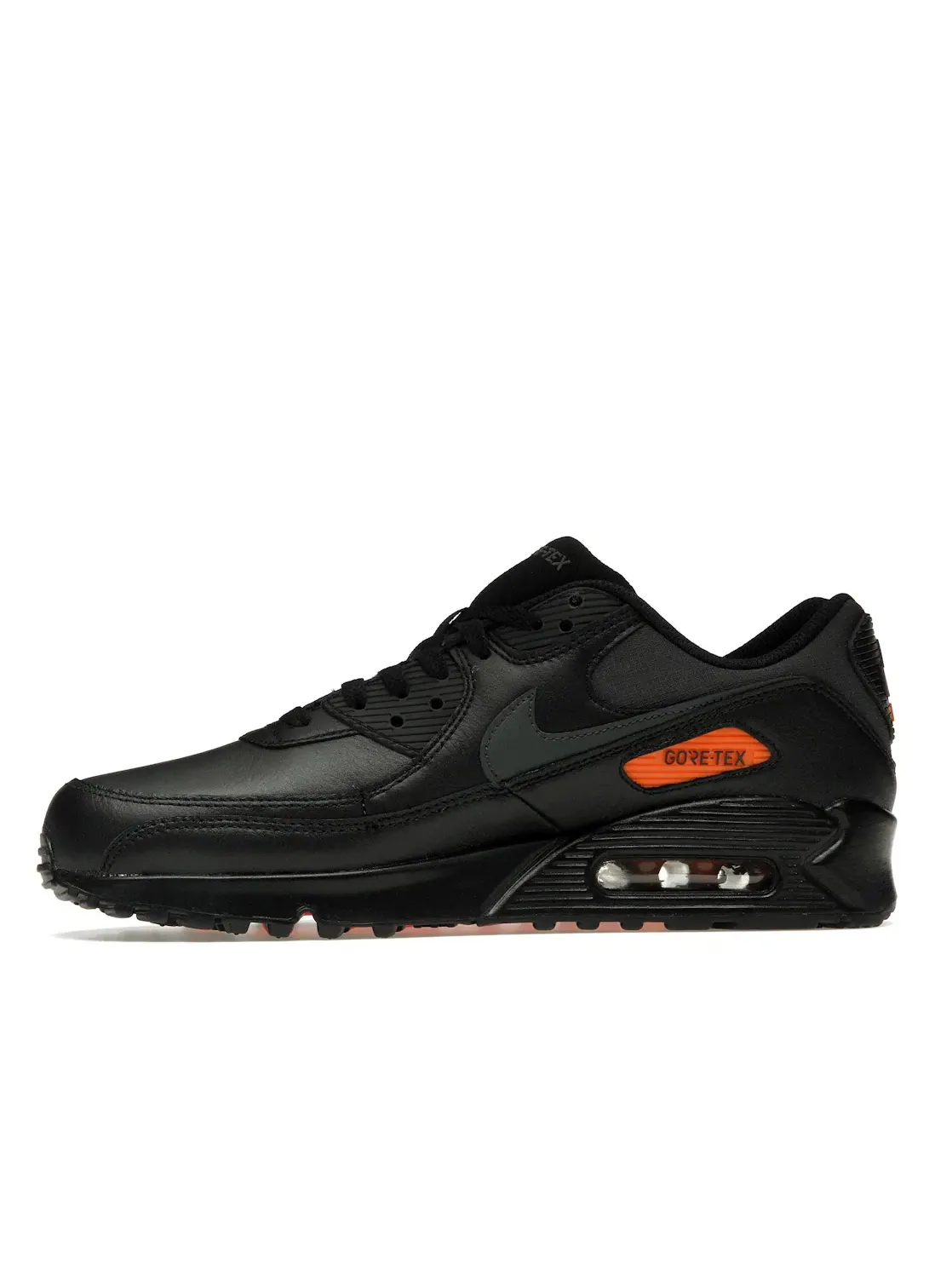 Мужские кроссовки Lifestyle Nike Air Max 90 — изображение 3 из 4, черный//оранжевый