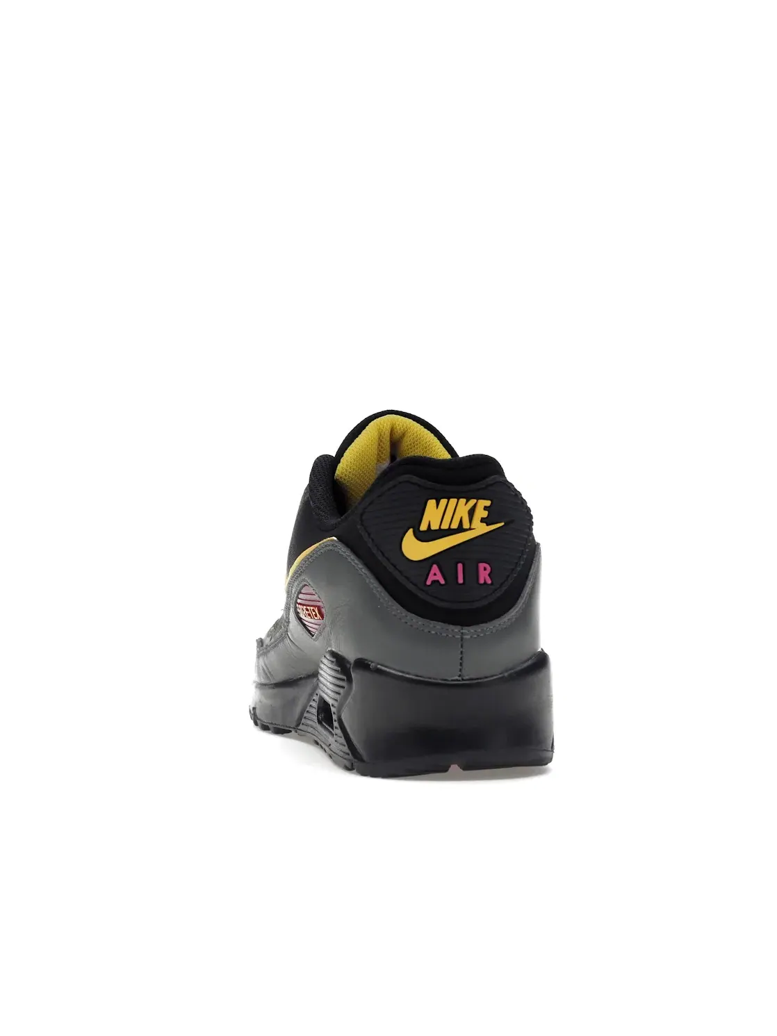 Мужские кроссовки с водонепроницаемым верхом Nike Air Max 90 — изображение 4 из 4, черный/хаки/серый/желтый