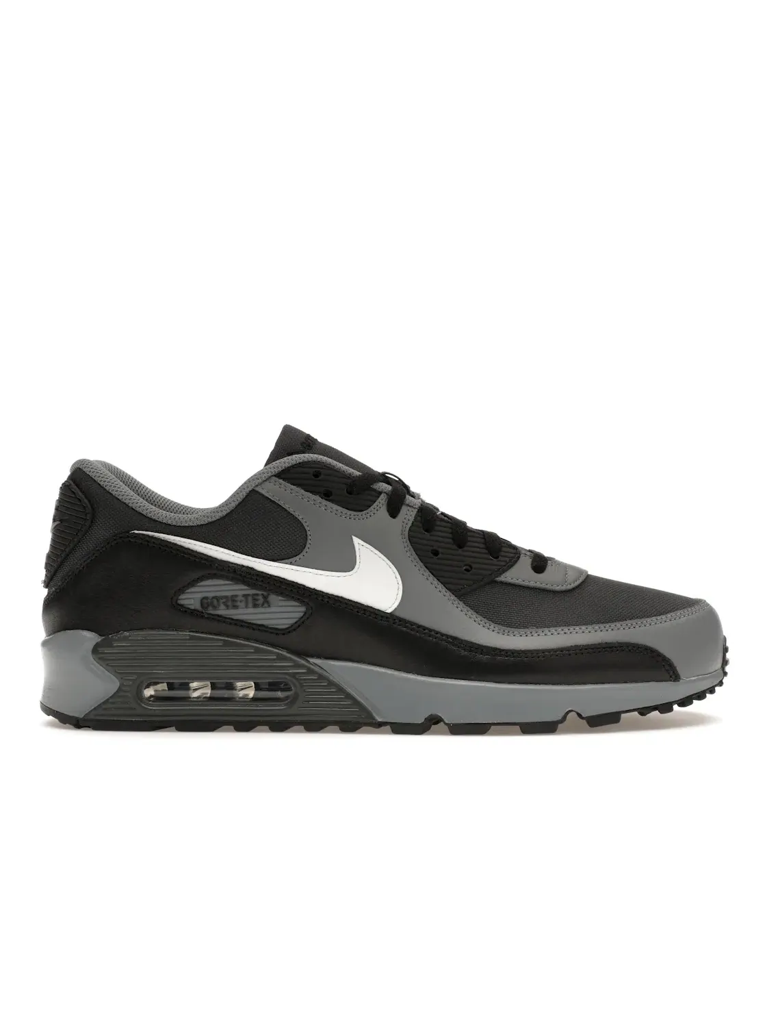 Мужские кроссовки с водоотталкивающим верхом Nike Air Max 90 — изображение 1 из 4, темный серый/белый