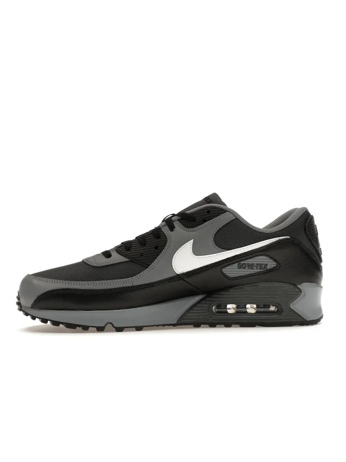 Мужские кроссовки с водоотталкивающим верхом Nike Air Max 90 — изображение 3 из 4, темный серый/белый